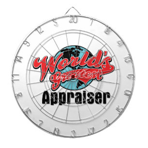 World's Greatest Appraiser Dartboard