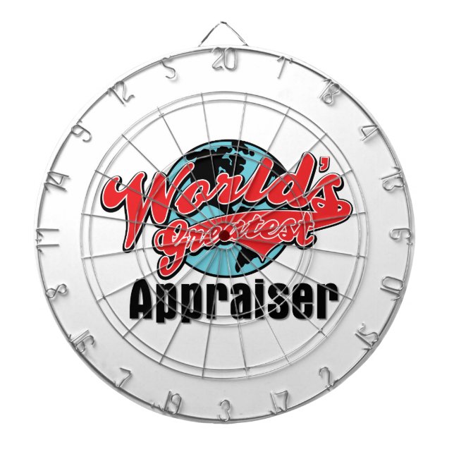 World's Greatest Appraiser Dartboard (Front)