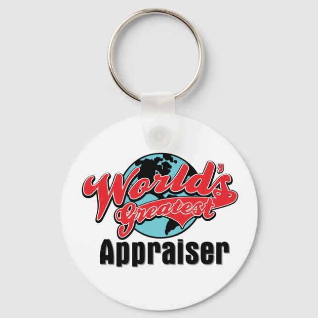 World's Greatest Appraiser Key Ring (Front)