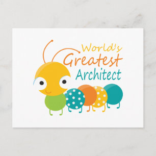 World's Greatest Architect Postcard