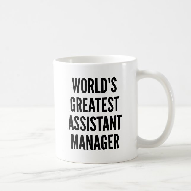 Worlds Greatest Assistant Manager Coffee Mug (Right)