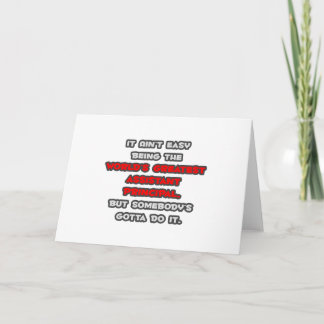 World's Greatest Assistant Principal Joke Card