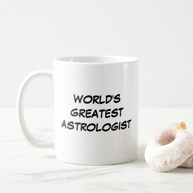"World's Greatest Astrologist" Mug (With Donut)