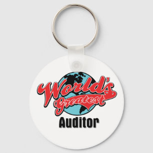 Worlds Greatest Auditor Key Ring