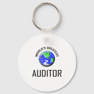 World's Greatest Auditor Key Ring