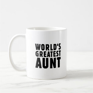 World's greatest aunt coffee mug