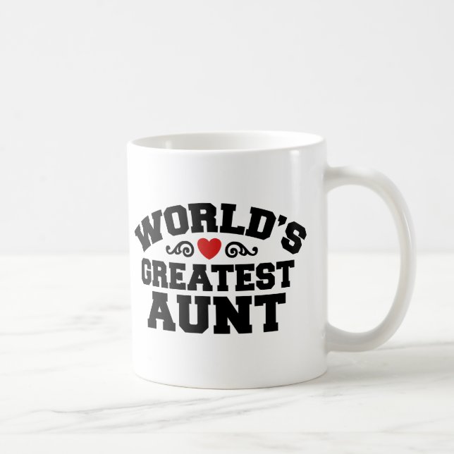 World's Greatest Aunt Coffee Mug (Right)
