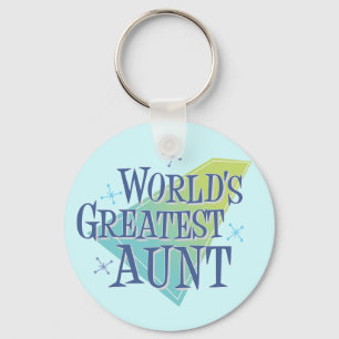 World's Greatest Aunt Key Ring