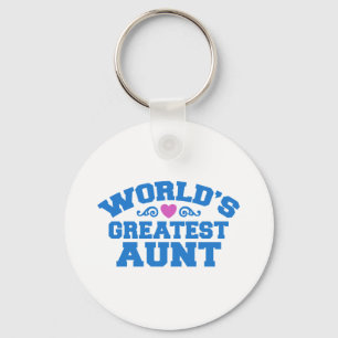 World's Greatest Aunt Key Ring