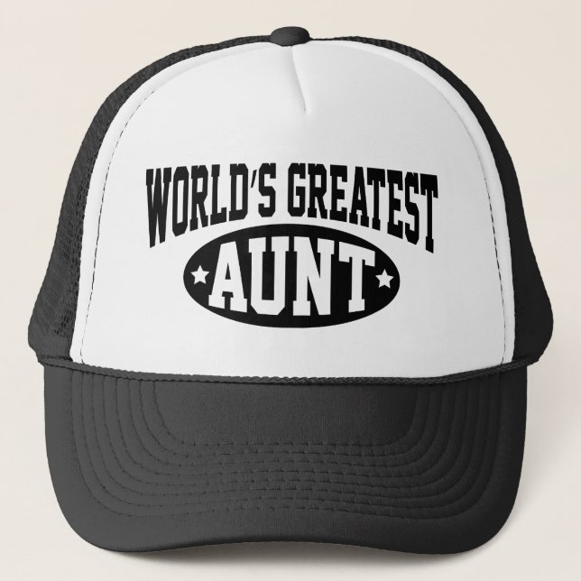 World's Greatest Aunt Trucker Hat (Front)