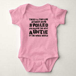world's greatest auntie baby bodysuit