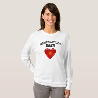 World's Greatest Baba Heart Shirt