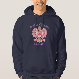 World's Greatest Babcia Eagle Hoodie