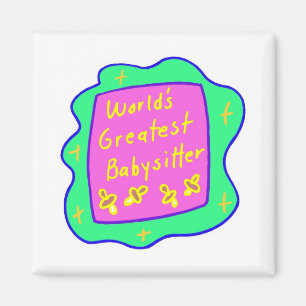 Worlds Greatest Babysitter 2 Magnet