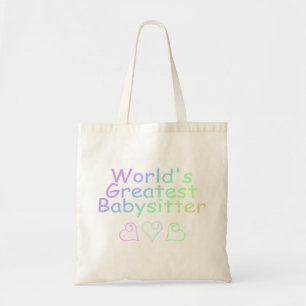 Worlds Greatest Babysitter Tote Bag