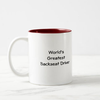 Worlds Greatest Backseat Driver Mug