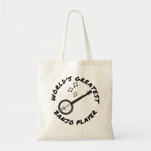 World's Greatest Banjo Player, Banjoist Funny Tote Bag