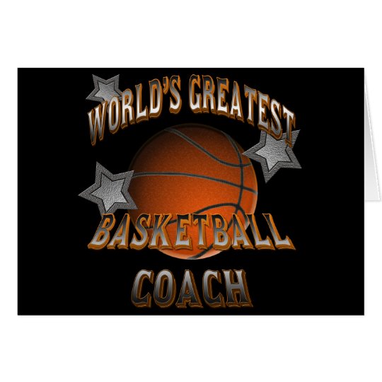 World's Greatest Basketball Coach Card