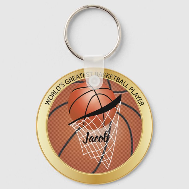 World's Greatest Basketball Player Key Ring (Front)