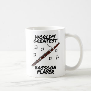 World's Greatest Bassoon Player Bassoonist Funny Coffee Mug