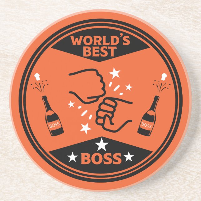 World's Greatest Best Boss Coaster (Front)
