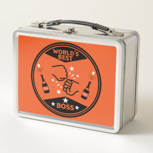 World's Greatest Best Boss Metal Lunch Box