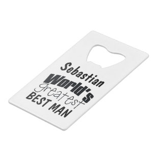 Worlds Greatest Best Man Personalised