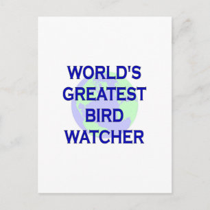World's Greatest Bird Watcher Postcard