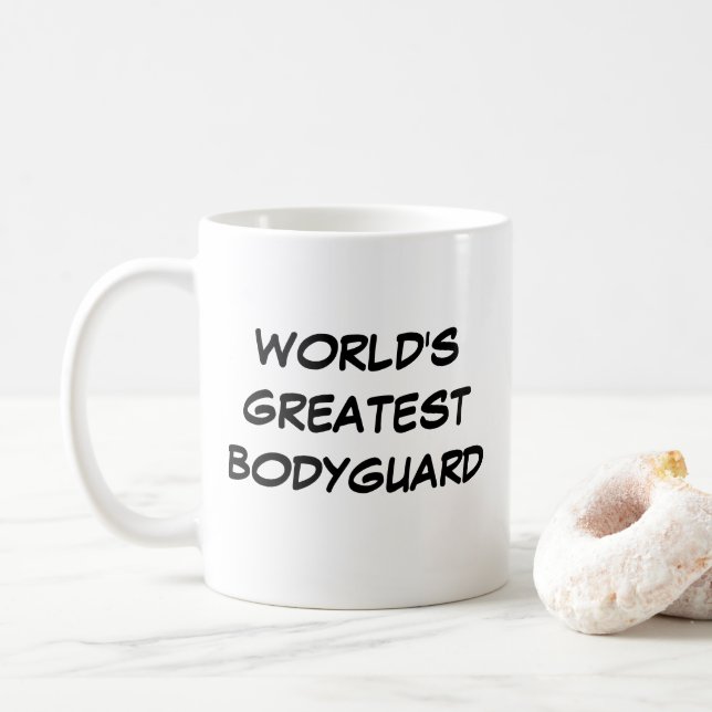 "World's Greatest Bodyguard" Mug (With Donut)