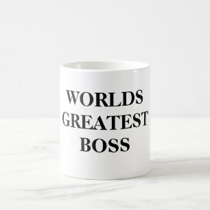 WORLDS GREATEST BOSS COFFEE MUG