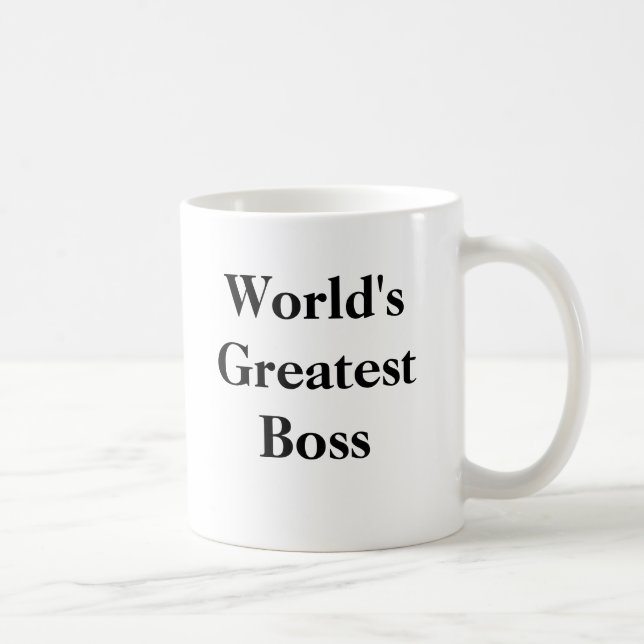 World's Greatest Boss Coffee Mug (Right)