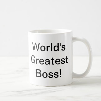 World's Greatest Boss Coffee Mug