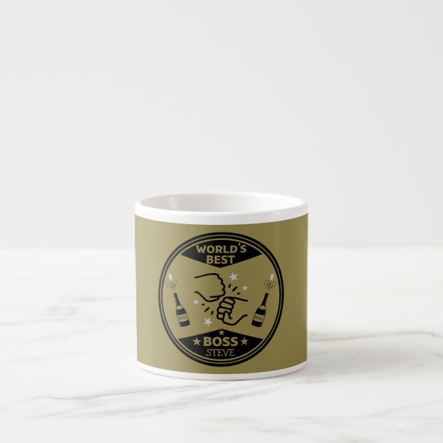World's Greatest Boss Espresso Cup (Front)
