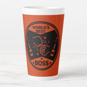 World's Greatest Boss Latte Mug