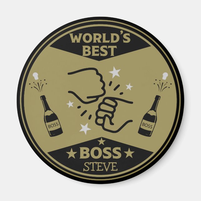 World's Greatest Boss Magnet (Front)