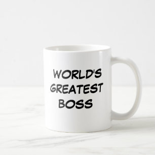 "World's Greatest Boss" Mug