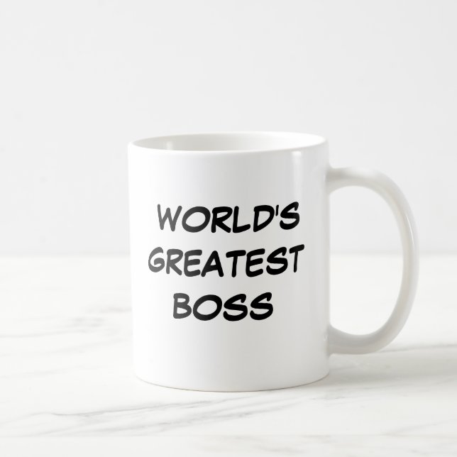 "World's Greatest Boss" Mug (Right)