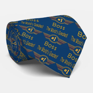 World's Greatest Boss Tie