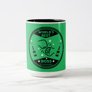 World's Greatest Boss Two-Tone Coffee Mug