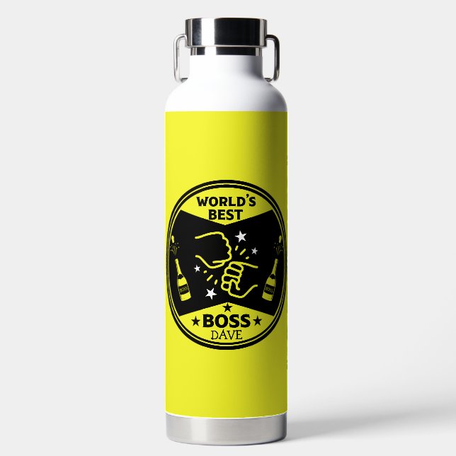 World's Greatest Boss Water Bottle (Front)