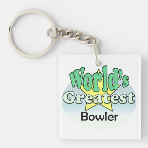 World's Greatest Bowler Key Ring
