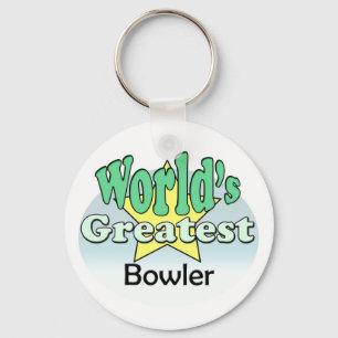World's Greatest Bowler Key Ring