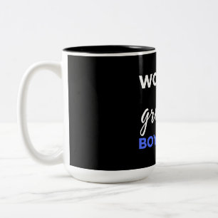 World's Greatest Boyfriend Two-Tone Coffee Mug