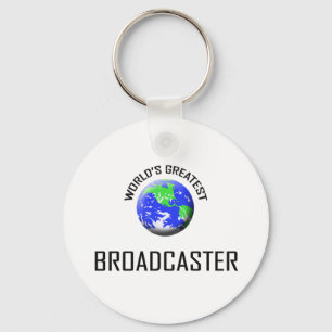 World's Greatest Broadcaster Key Ring