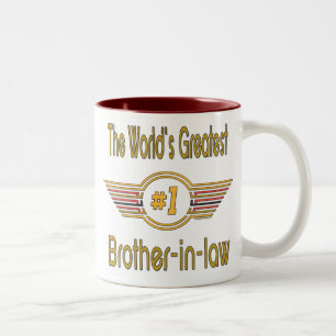 World's Greatest Brother-in-law Two-Tone Coffee Mug