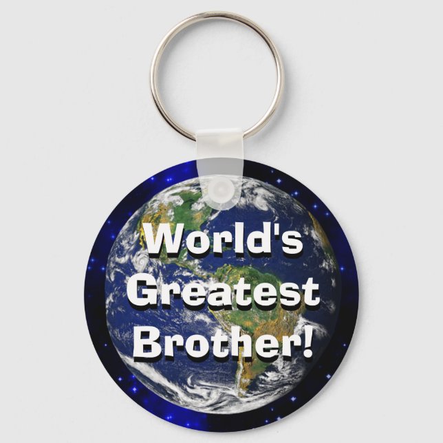 World's Greatest Brother! Keychain (Front)