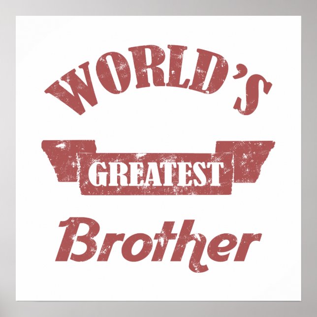 World's Greatest Brother Poster (Front)