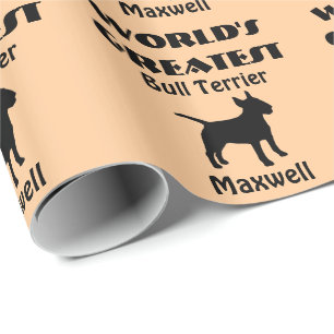 Worlds Greatest Bull Terrier Wrapping Paper