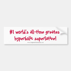 "World's Greatest" bumper sticker
