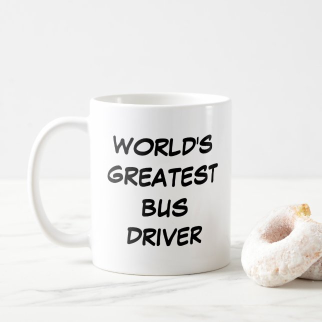 "World's Greatest Bus Driver" Mug (With Donut)
